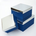 Set of 3 - Silver / Blue